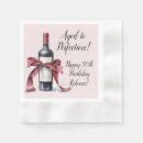 Search for wine napkins Birthday party