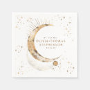 Search for starry night napkins Crescent moon