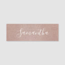 Search for rose gold name tags Sparkly