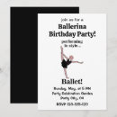 Search for dance performance invitations Ballerina