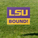 Search for pride outdoor signs Lsu tigers graduate logo