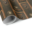 Search for steampunk wrapping paper Black