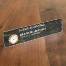 Search for black and gold name plates Sophisticated