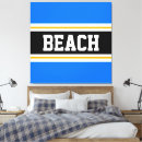 Search for beach canvas prints Blue