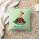 Search for ladybug pillows Watercolor
