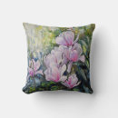 Search for magnolia pillows Pink flowers