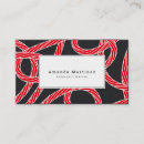 Search for rope business cards pattern