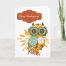 Search for funny autumn cards Owl