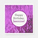 Search for disco ball napkins Purple