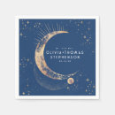 Search for starry night napkins Crescent moon