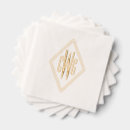Search for monogrammed monogram initial letter napkins Initials