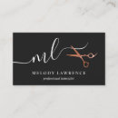 Search for copper and black business cards Salon