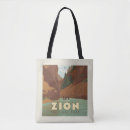 Search for national park tote bags Zion canyon