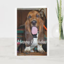 Search for basset hound birthday cards Happy