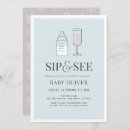 Search for champagne baby shower sip and see