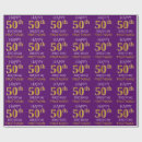 Search for purple and gold wrapping paper Simple