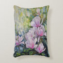 Search for magnolia pillows Pink flowers