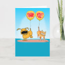 Search for dog and cat thank you cards Cartoon