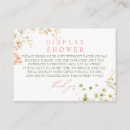 Search for no wrap baby shower enclosure cards Wildflowers