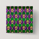 Search for mardi gras buttons Fleur de lis