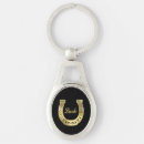 Search for lucky horseshoe keychains Western