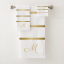 Search for gold and white bath towels Modern