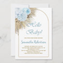 Search for boho baby boy shower invitations Pampas grass