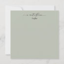 Search for sage green note cards Typography