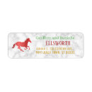 Search for horse return address labels Elegant