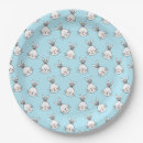 Search for blue and white rabbit plates Easter