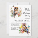 Search for 75th birthday invitations 75 years old