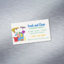 Search for cleaning service business card magnets Services