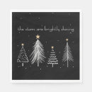Search for black and white christmas napkins Gold