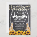 Search for sunflower 50th birthday invitations String lights