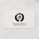 Search for om symbol business cards Meditation