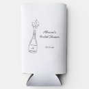 Search for bridal shower can coolers Hand drawn