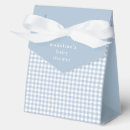 Search for dusty blue favor boxes Baby shower