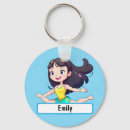 Search for gymnastics keychains Cute