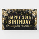Search for 21st birthday party decor Black and gold