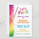 Search for paint mess cards stamps Kids paint party