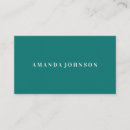 Search for emerald green business cards Salon