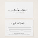 Search for nail technician business gift certificates Beauty salon