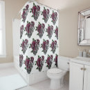 Search for burgundy shower curtains Black