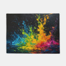 Search for psychedelic trippy doormats Colorful