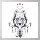 Search for black white wolf posters Dog