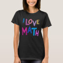 Search for i love math tshirts School