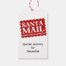 Search for north pole gift tags Santa express mail