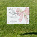 Search for baby in bloom signs Pink bow