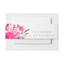Search for floral wedding invitation belly bands Botanical