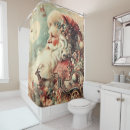 Search for vintage christmas shower curtains Nostalgic